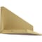 Ekena Millwork 2-Sided (L-beam) Rough Cedar Endurathane Faux Wood Ceiling Beam, Premium Cherry, 10"W x 6"H  x 14'L BMRC2C0100X060X168ZY - alternate 7